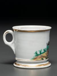 A Brewery Deliveryman's Porcelain Occupational Shaving Mug