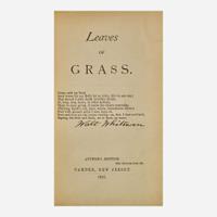 [Literature] (Whitman, Walt) Leaves of Grass