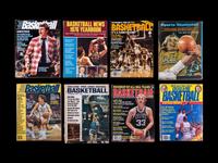 A Group of Vintage Sports Magazines Including Multiple Kareem Abdul-Jabbar Covers and a 1957 Yankees vs. Braves World Series Program