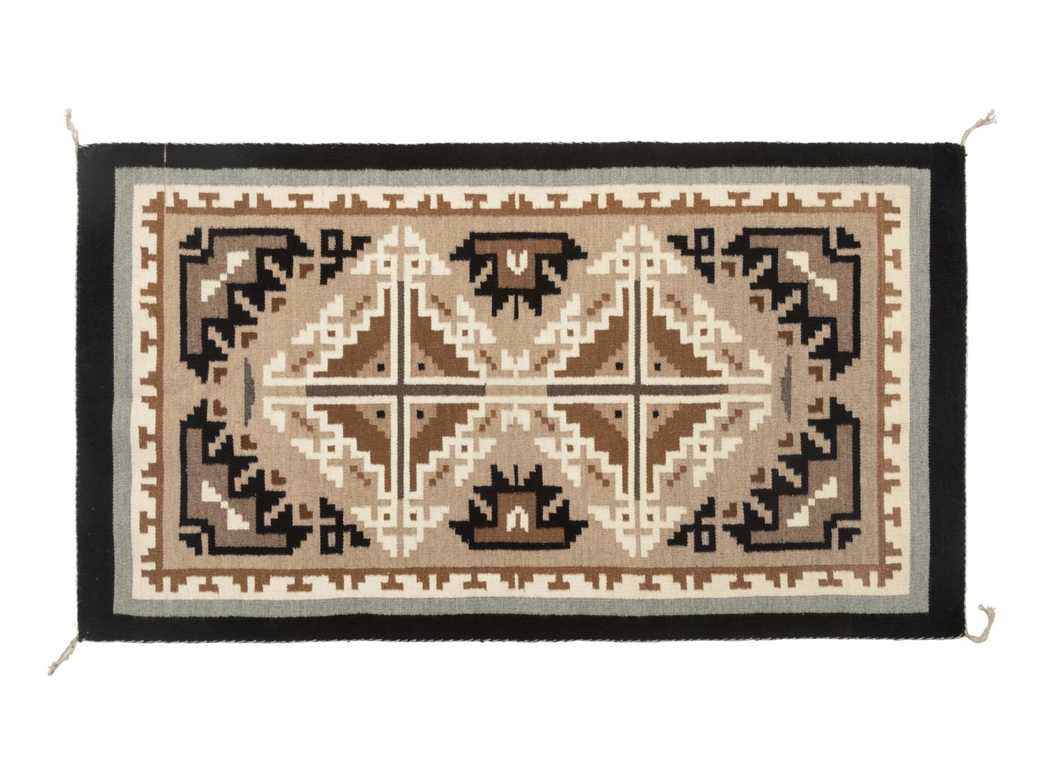 Navajo Two Grey Hills Weaving / Rug