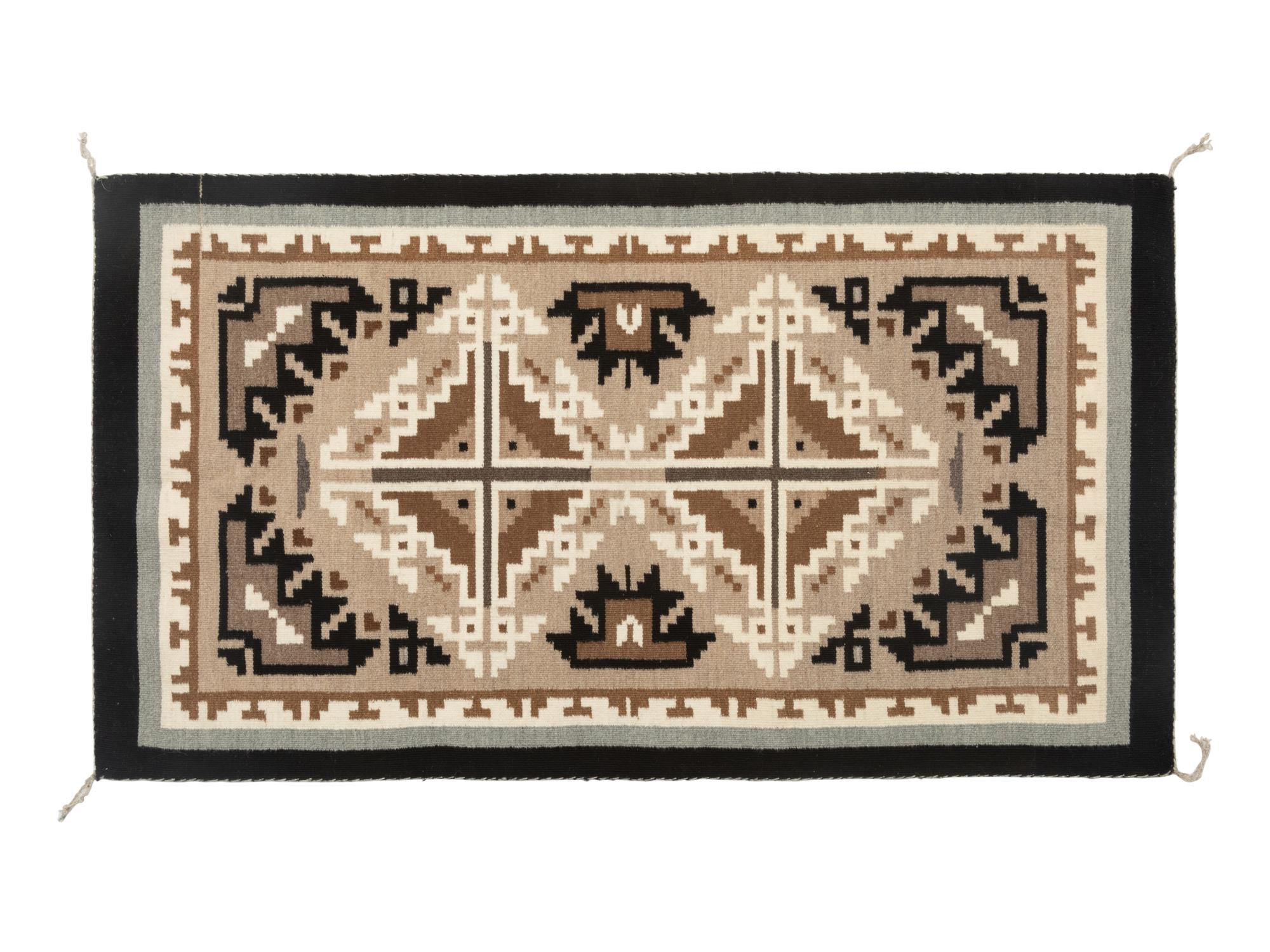 Navajo Two Grey Hills Weaving / Rug