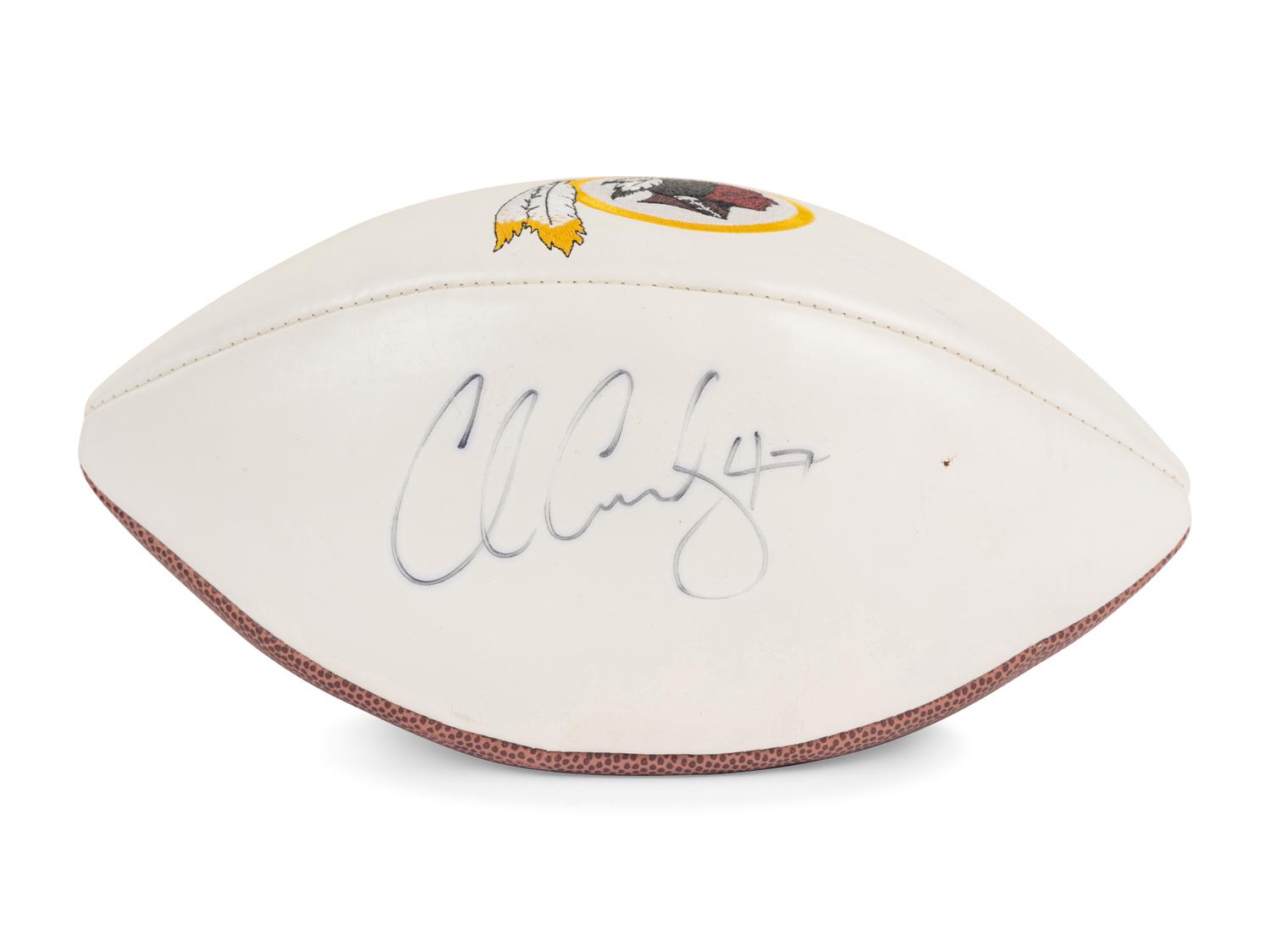 A Large Group of Signed Autograph Football Items Including Hall of Famers and Notables