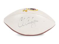 A Large Group of Signed Autograph Football Items Including Hall of Famers and Notables