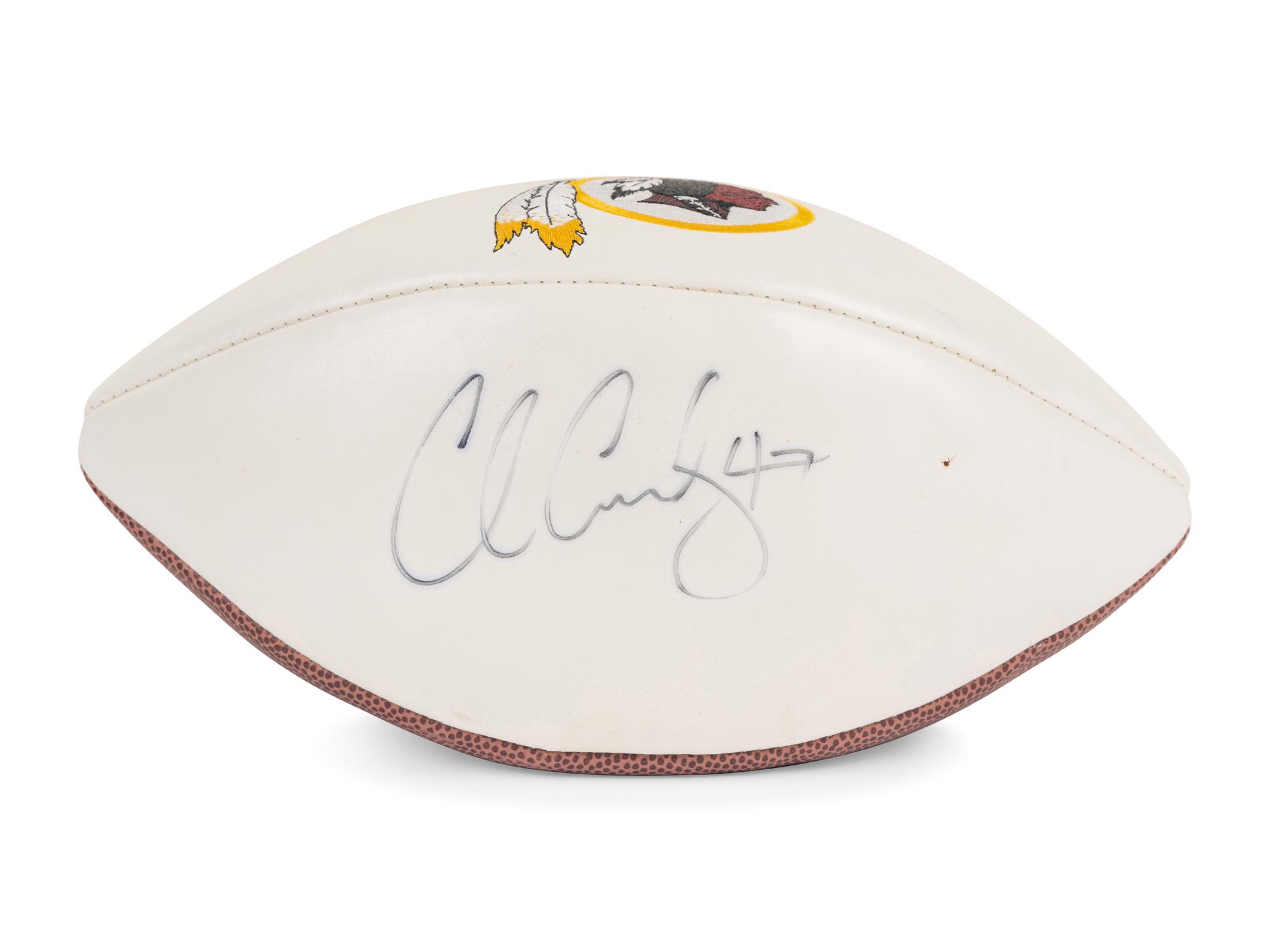 A Large Group of Signed Autograph Football Items Including Hall of Famers and Notables