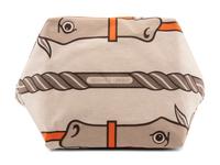 An Hermes Steeple Toile Tote Bag, 22" x 12" x 12".