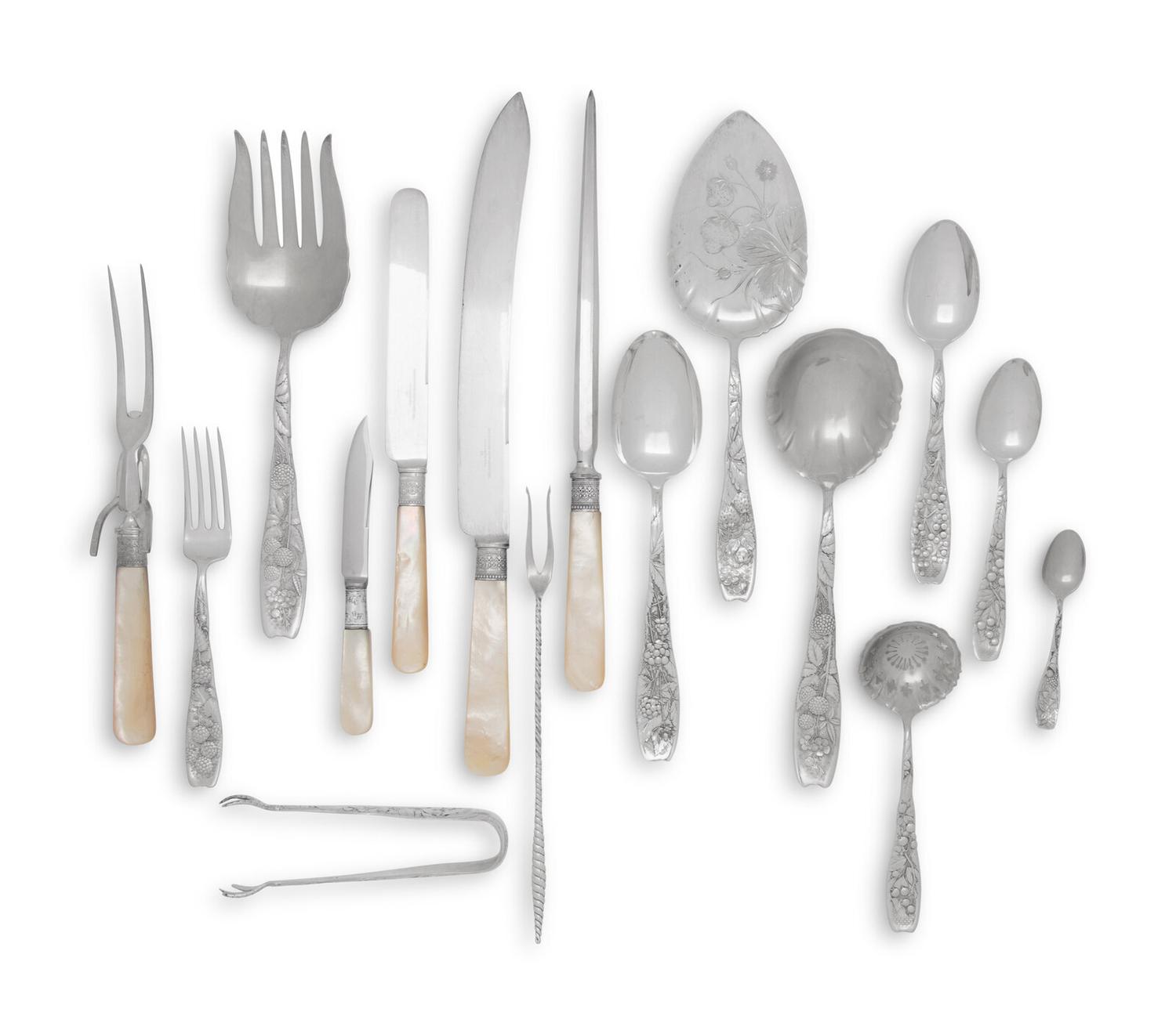 An American Silver Flatware Service