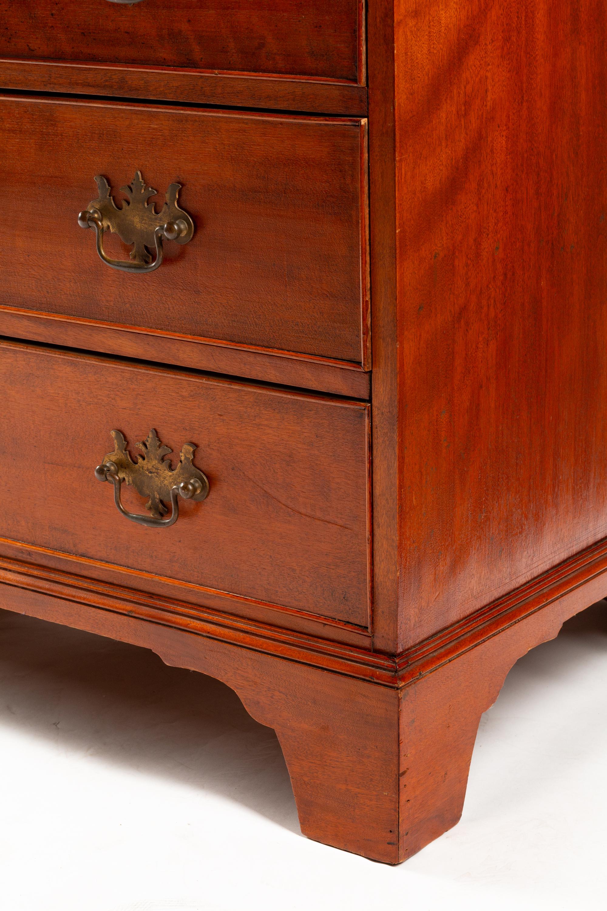 A Chippendale Mahogany Slant-Front Desk