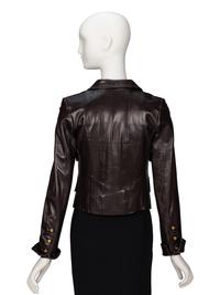 Chanel, Chocolate Brown Leather Jacket, 1993