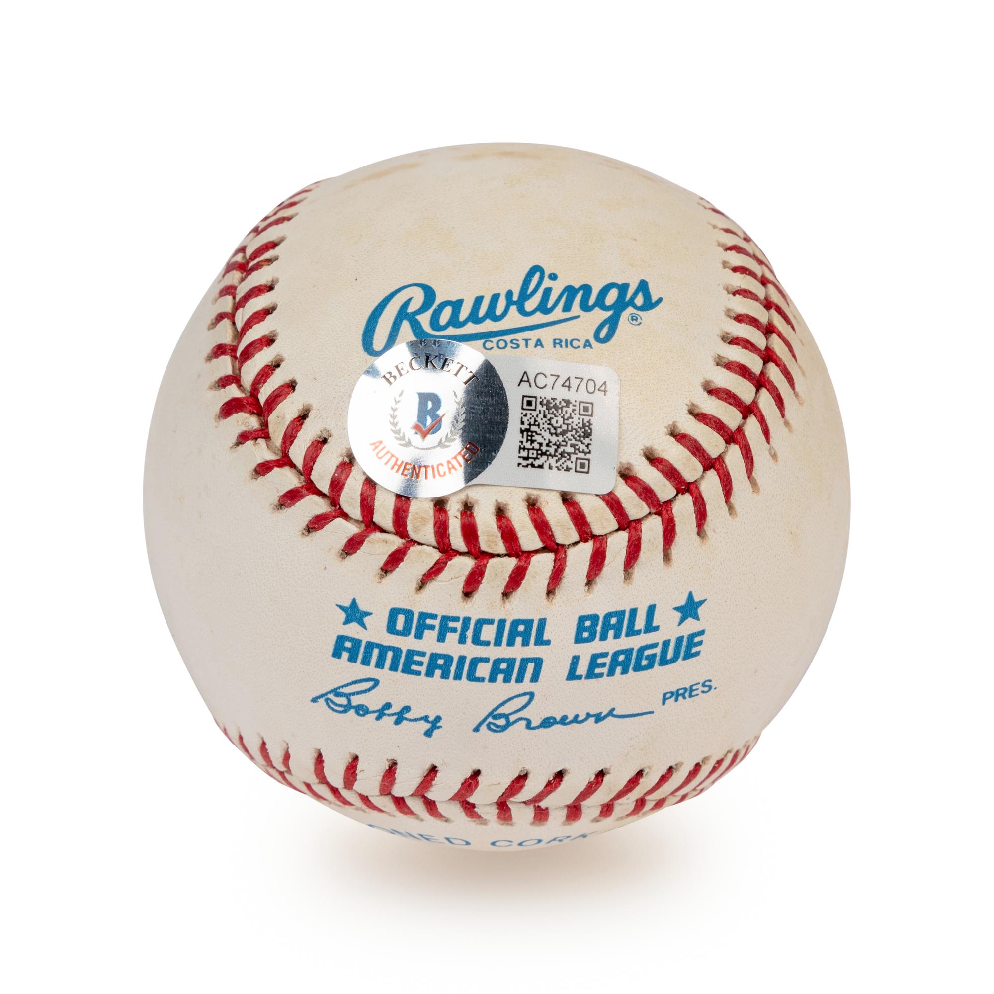 A 1992 Hall of Fame Inductees Signed Autograph Baseball Including Tom Seaver (Beckett Authentication Services Letter),