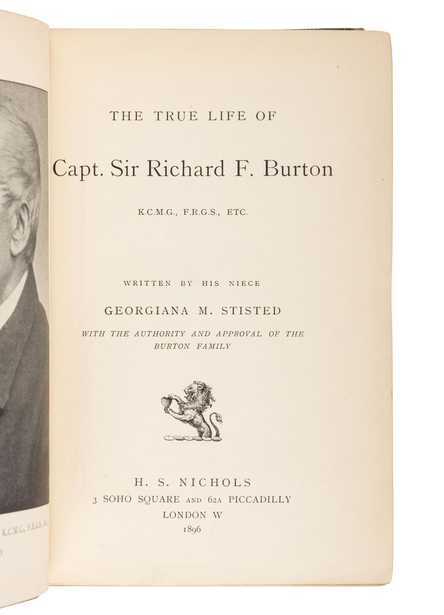 [BURTON, Richard Francis, Sir (1821-1890)]. A group of 17 reference and biographical works about or related to Burton, including: