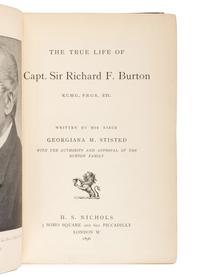 [BURTON, Richard Francis, Sir (1821-1890)]. A group of 17 reference and biographical works about or related to Burton, including:
