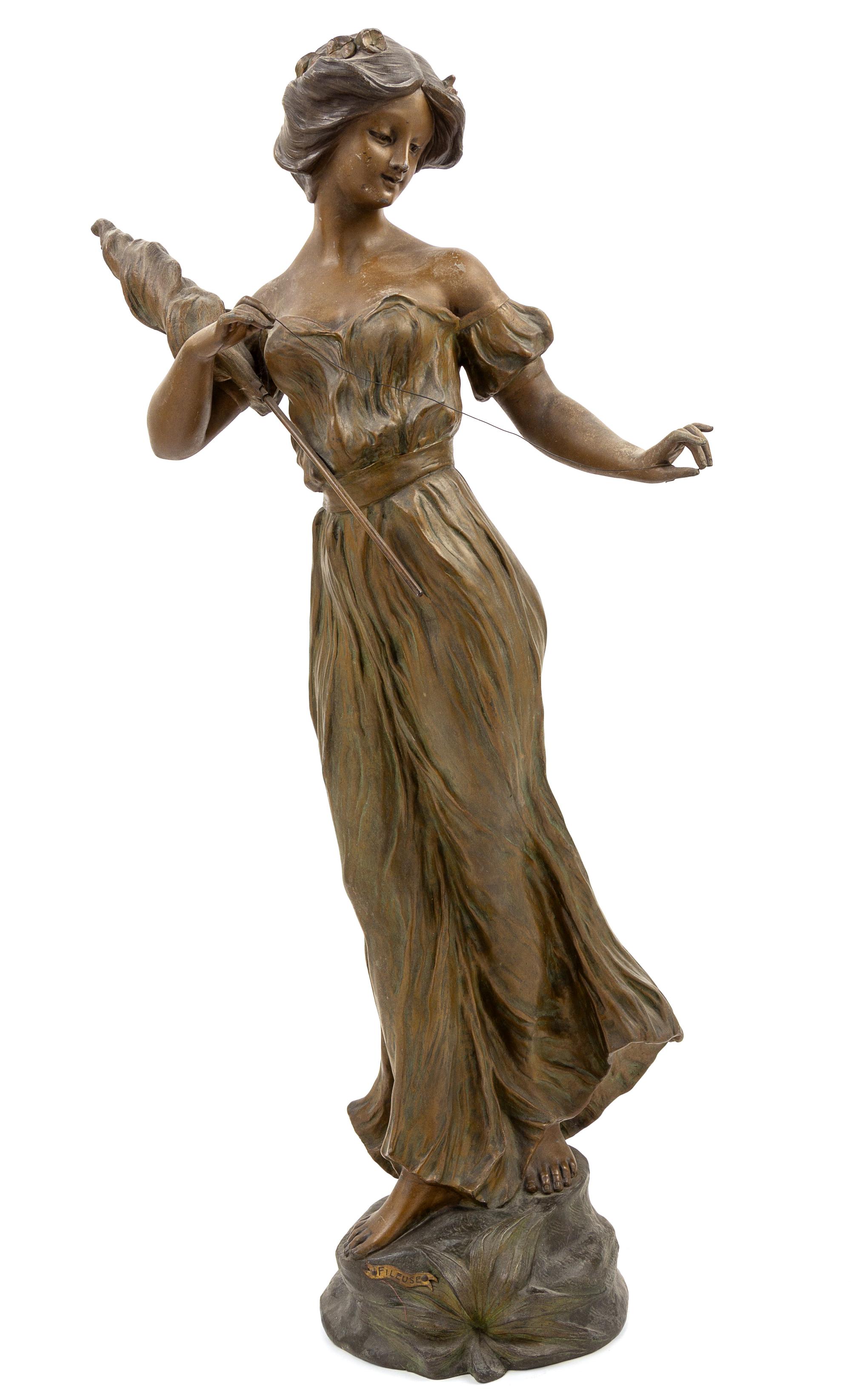 A French Cast Metal Figure