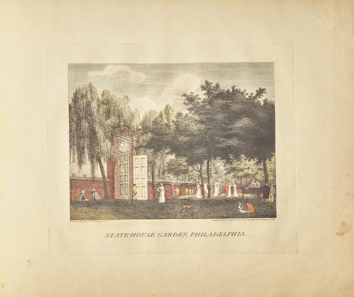 Birch, W(illiam). and (Thomas). The City of Philadelphia, in the State of Pennsylvania North America; as it appeared in the Year 1800...
