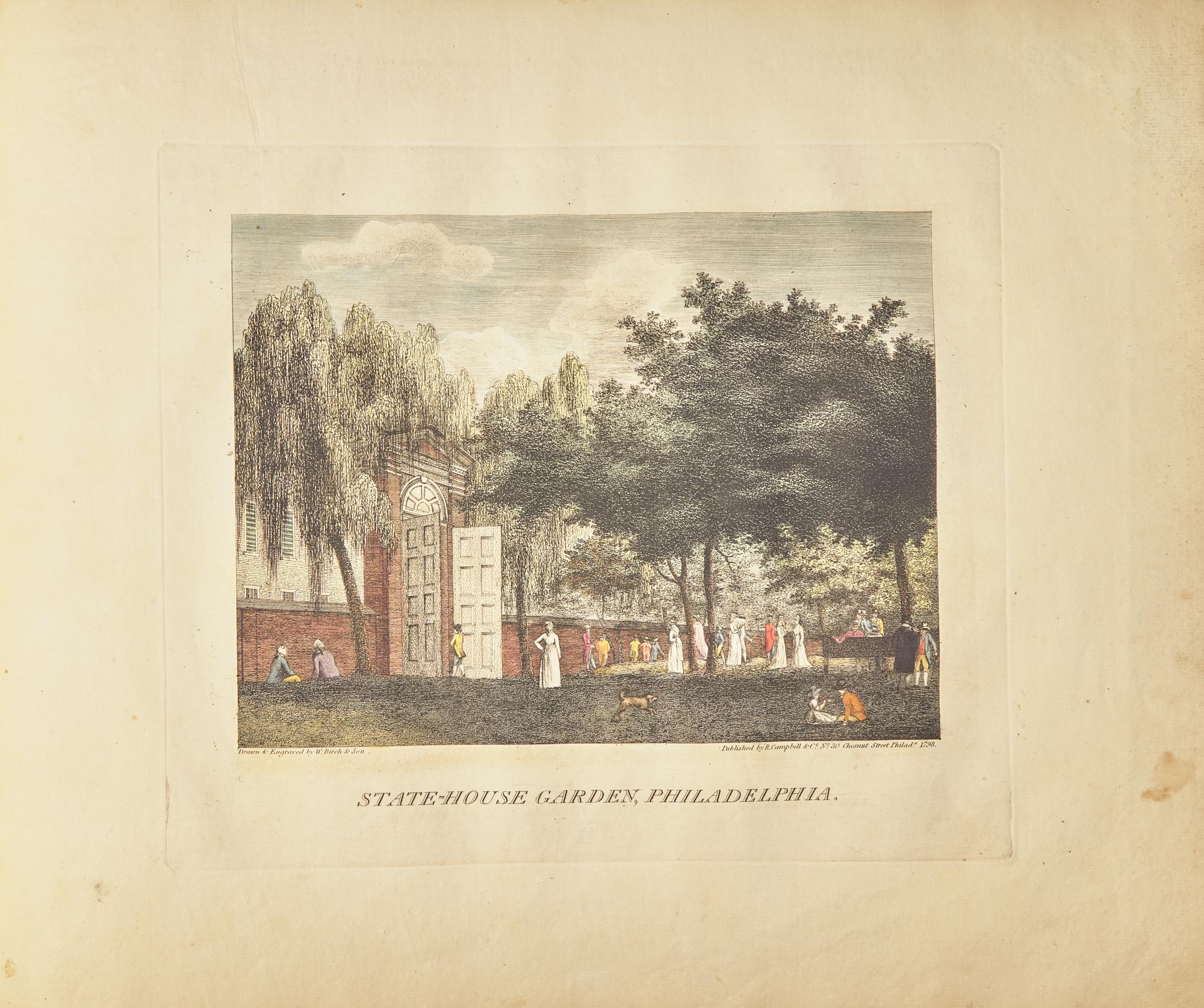 Birch, W(illiam). and (Thomas). The City of Philadelphia, in the State of Pennsylvania North America; as it appeared in the Year 1800...