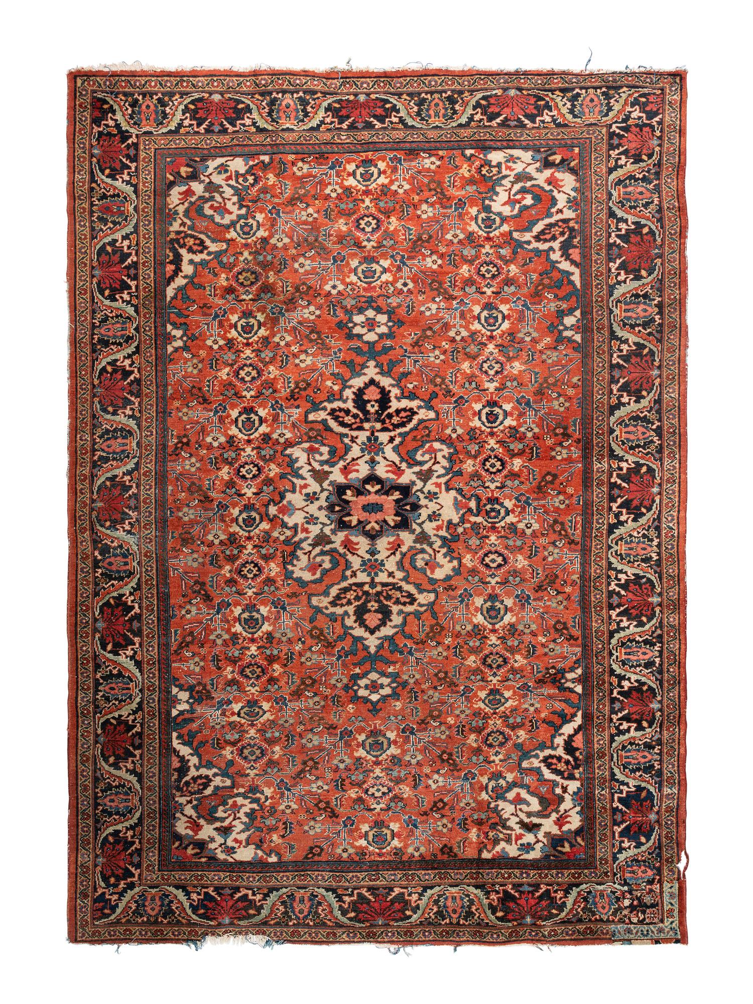 A Heriz Wool Rug