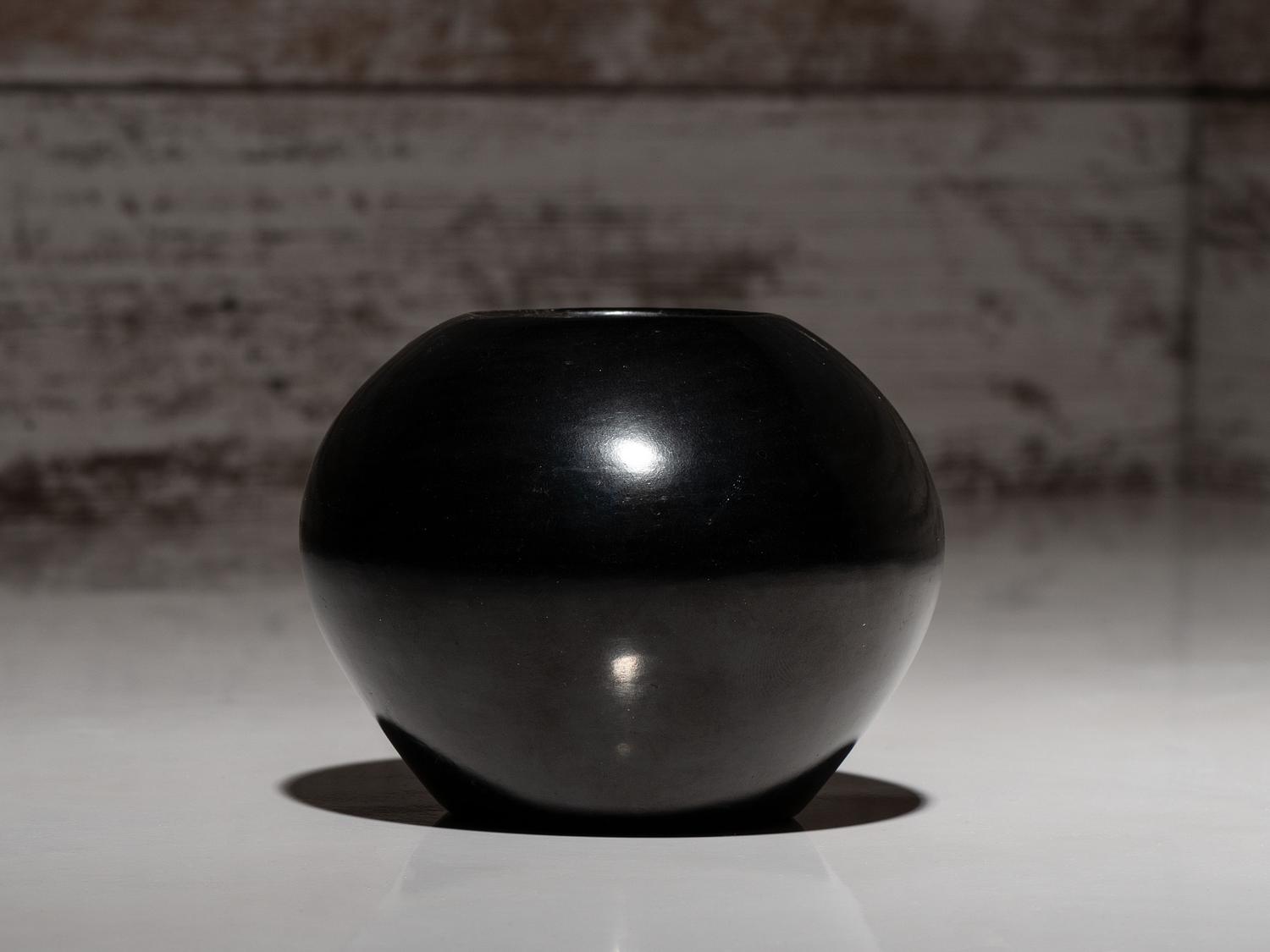 Blackware Pottery Bowl, 1956-1965