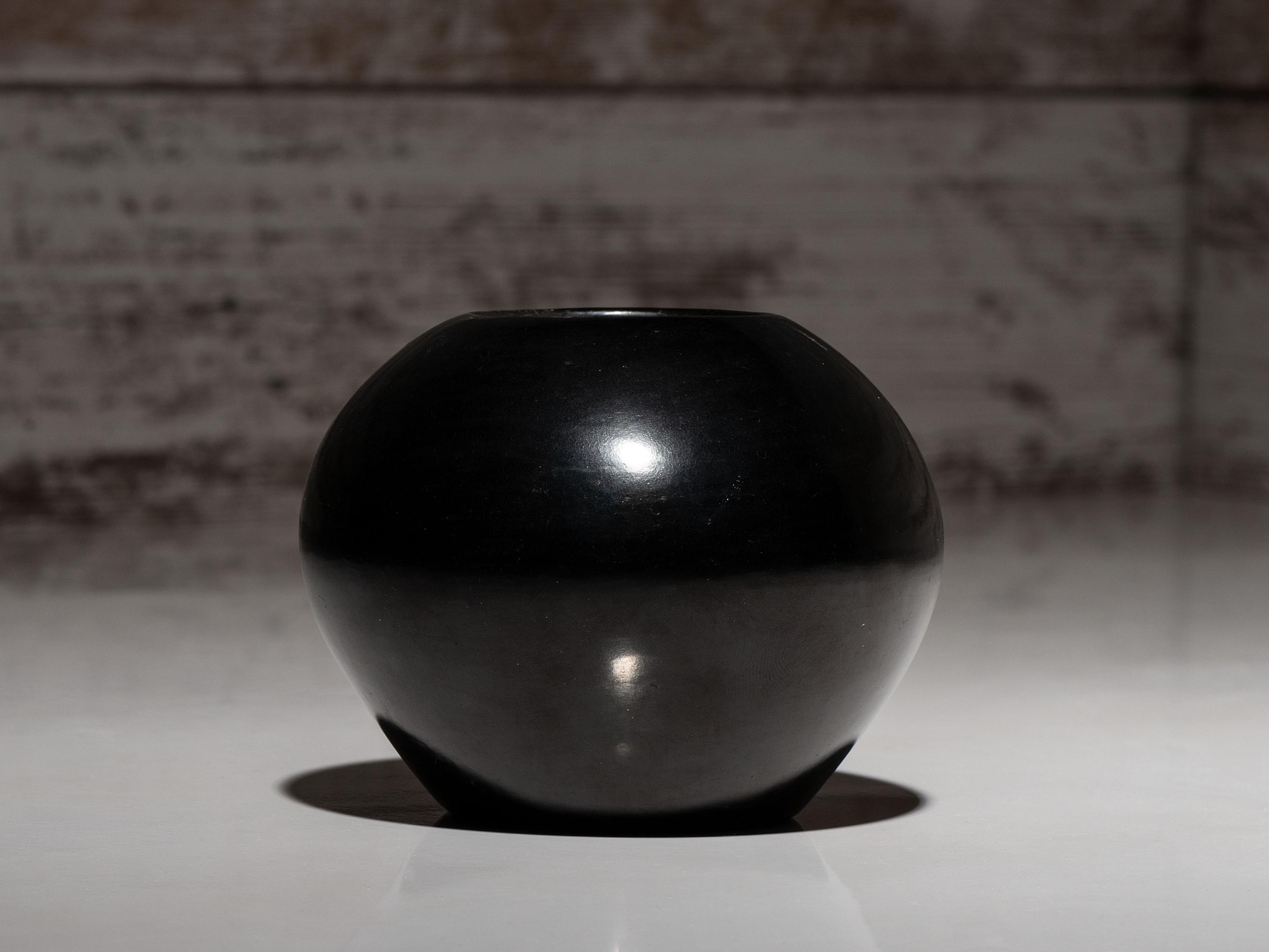 Blackware Pottery Bowl, 1956-1965