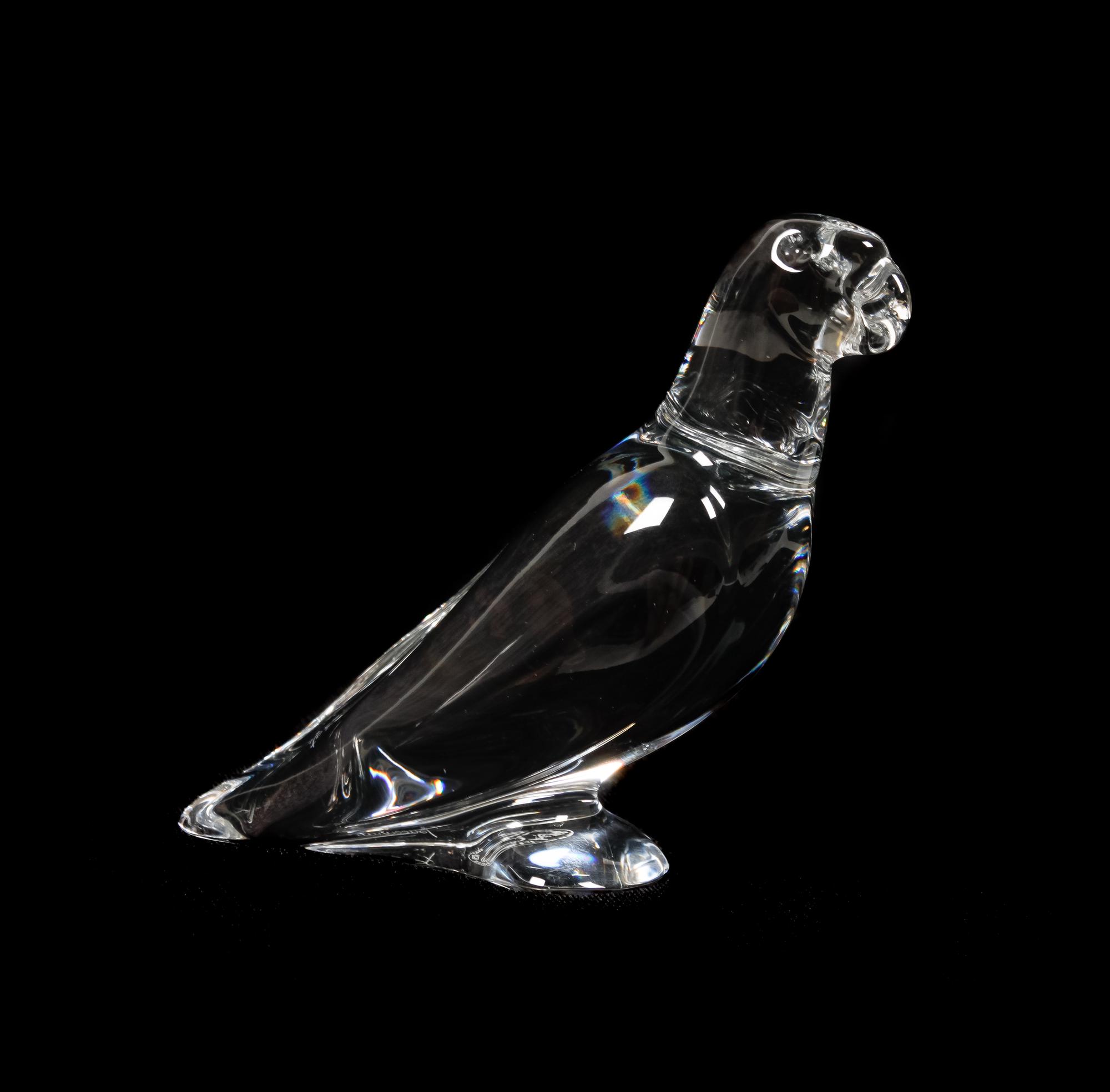 A Group of Twelve Baccarat Glass Animals