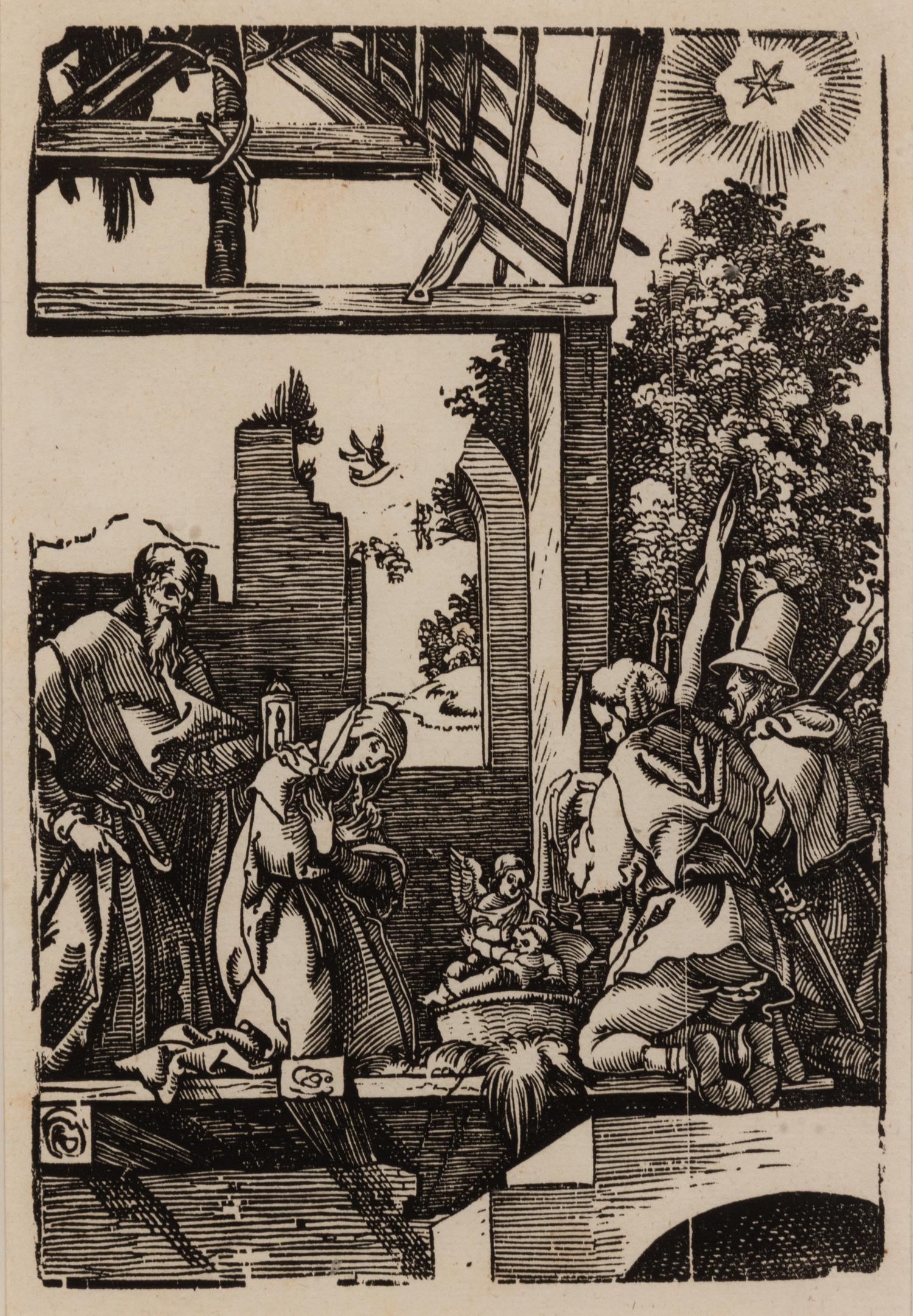 A group of four engravings depicting religious imagery