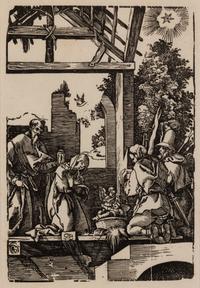 A group of four engravings depicting religious imagery