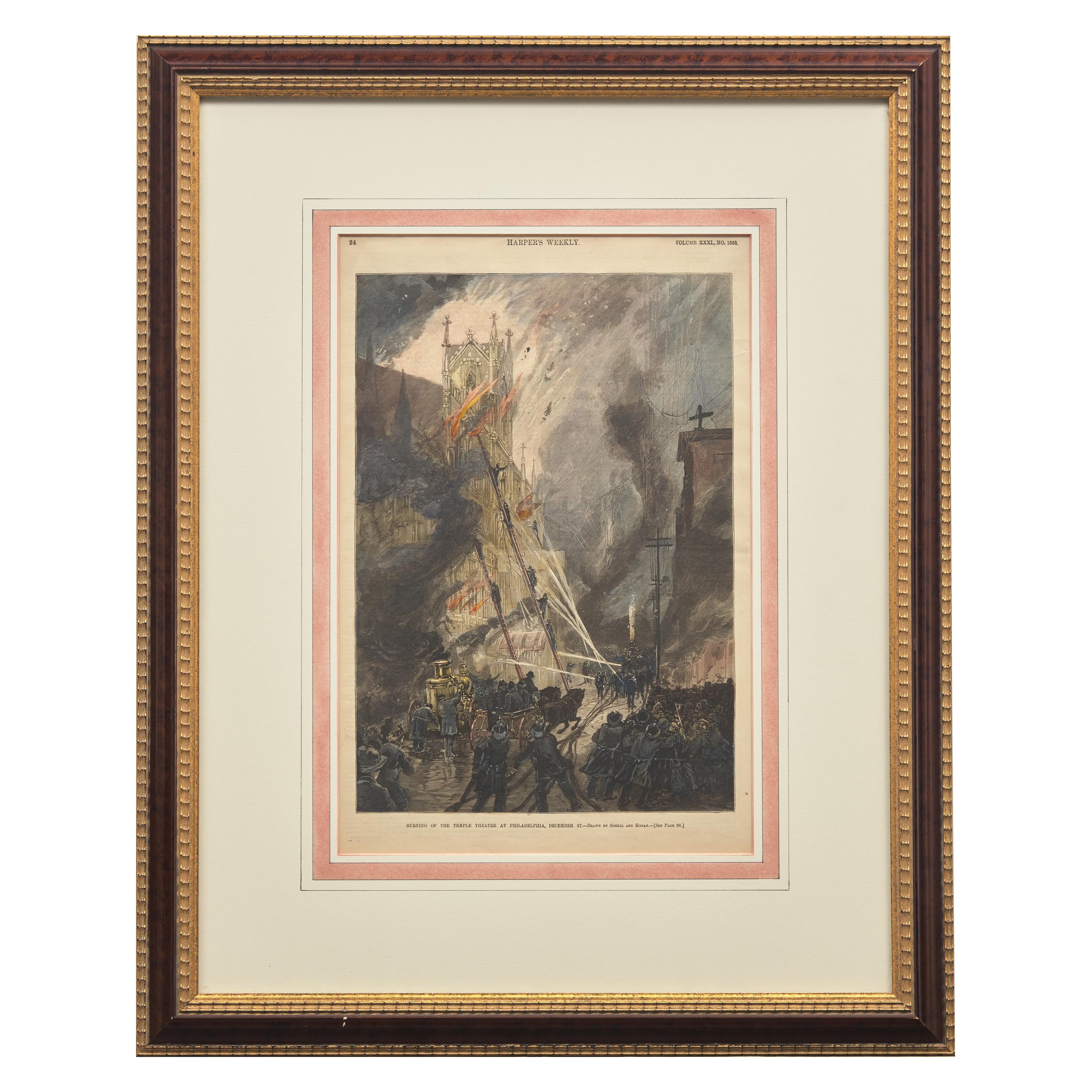 [Philadelphia] Group of 8 views and scenes of Philadelphia and Pennsylvania
