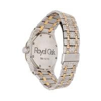 Audemars Piguet, Stainless Steel and 18K Yellow Gold 'Royal Oak' Watch with Aftermarket Diamonds