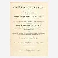 [Americana] Jefferys, Thomas The American Atlas: Or, a Geographical Description of the Whole Continent of America...