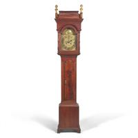 A Chippendale Walnut Tall Case Clock