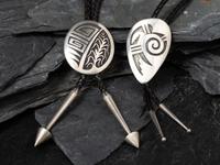 Silver Overlay Bolo Ties
