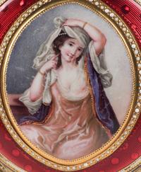 An Austrian Gilt-Bronze, Enamel, Hardstone and Pearl Cased Pocket Watch