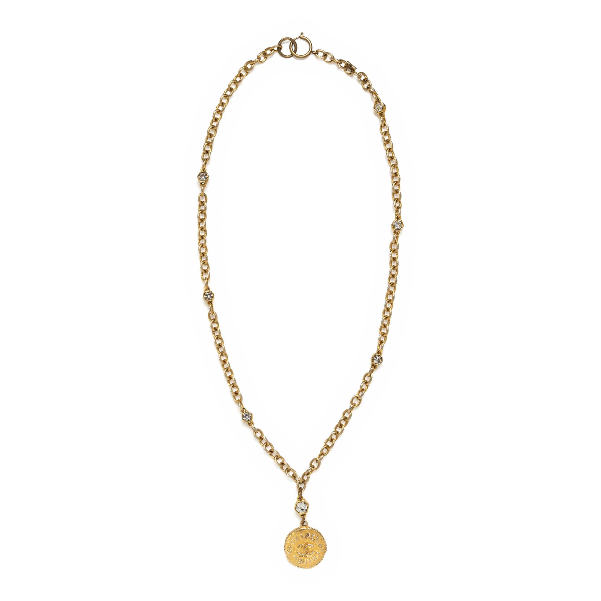Chanel, Medallion Pendant Necklace