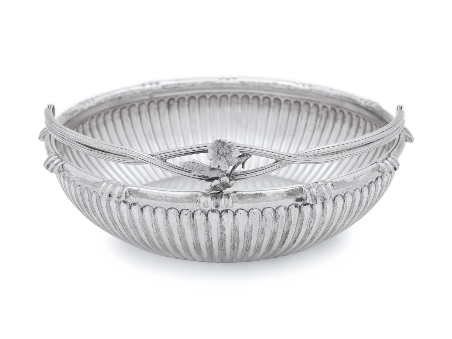 A Russian Silver Cake Basket