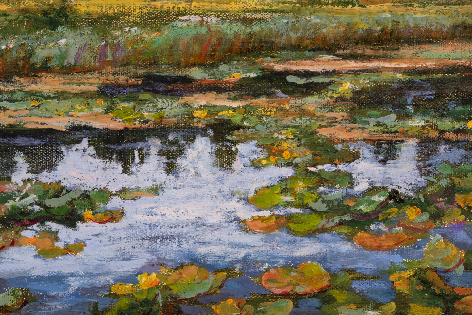 Three Works: Meadow Stream , Lilly Pond and Flowery Marsh