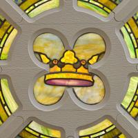 Tiffany Studios (American, active 1878-1932) Rose Window for St. Paul's Presbyterian, Philadelphia, Pennsylvania, circa 1905