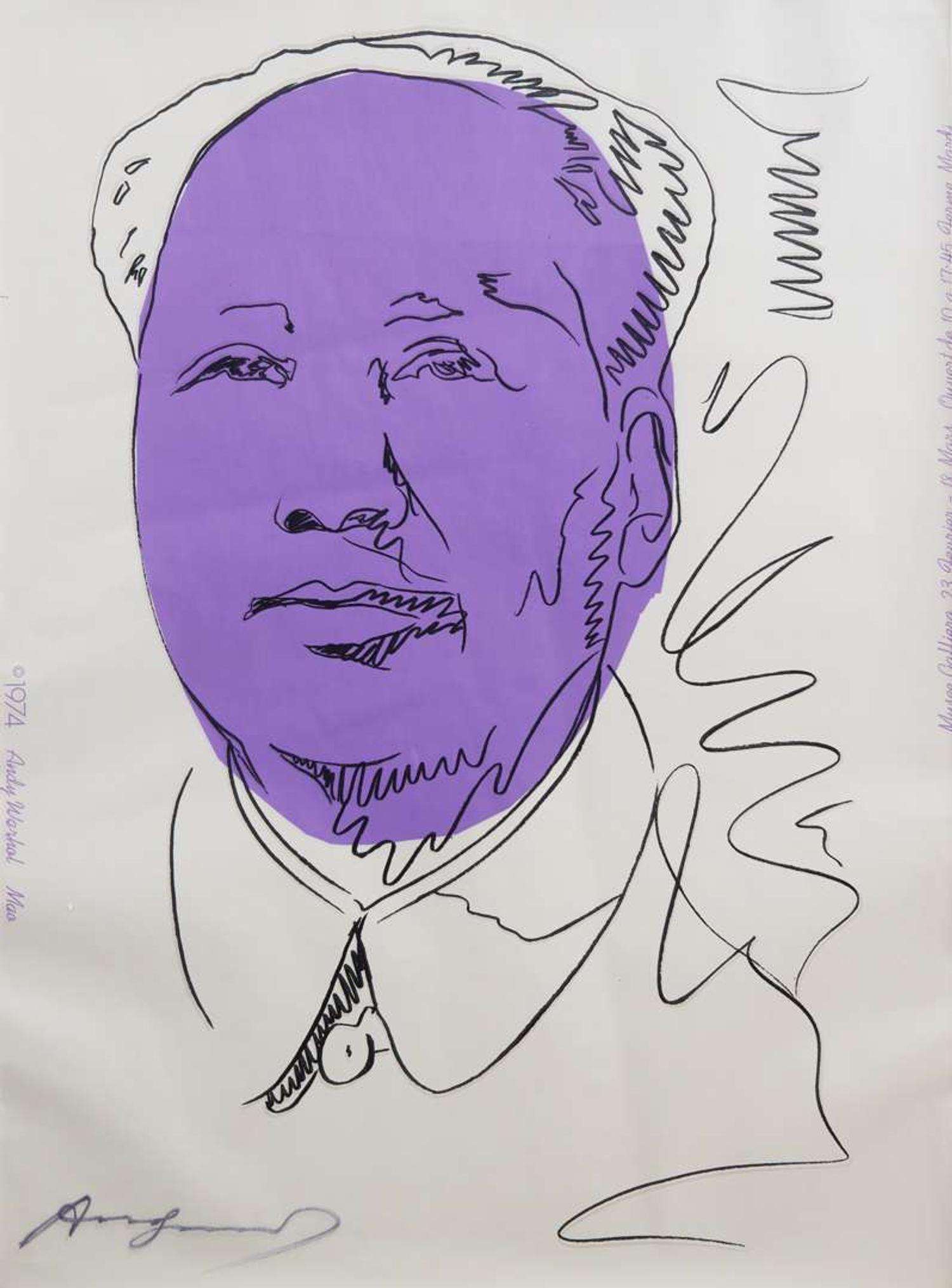 Andy Warhol (American, 1928-1987) - Mao (Wallpaper)