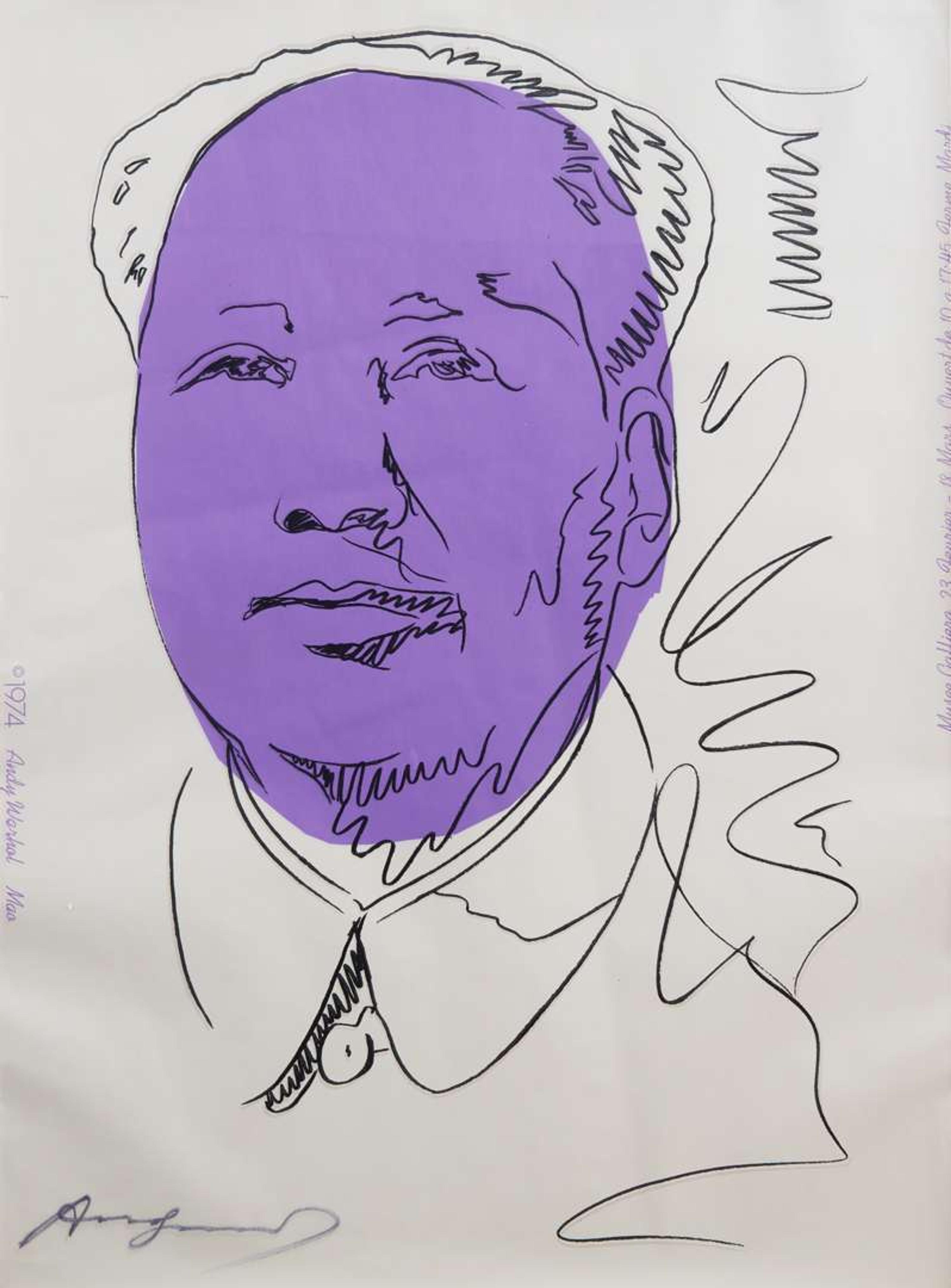 Andy Warhol (American, 1928-1987) - Mao (Wallpaper)