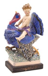 A Harry Parr for Chelsea Porcelain Figure Height 10 1/2 x width 6 x depth 5 inches. — 1931