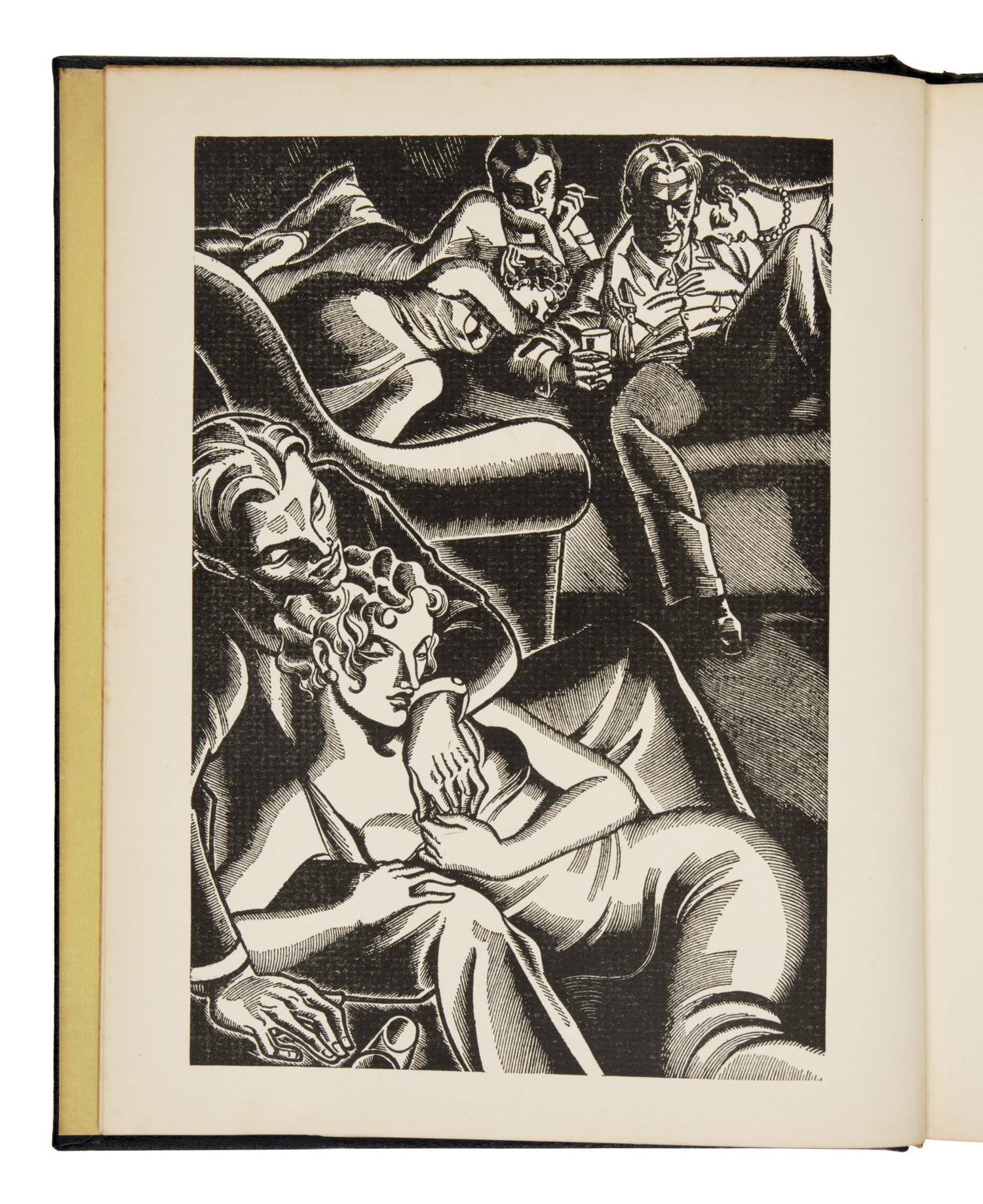 [Erotica]. A group of 4 titles and an illustrated prospectus, comprising: