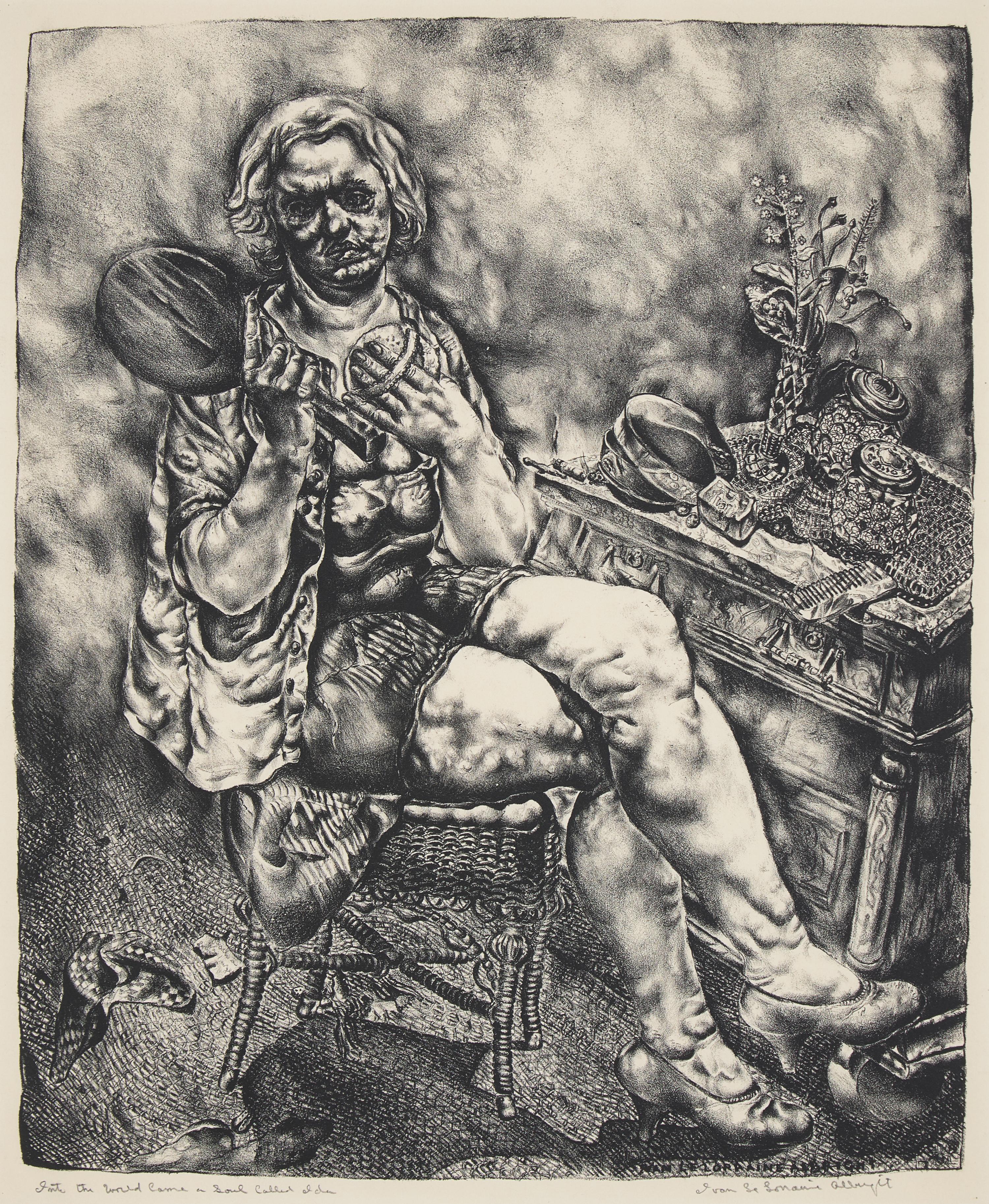 Ivan Le Lorraine Albright (American, 1897-1983) — Into the World Came a Soul Called Ida , 1940