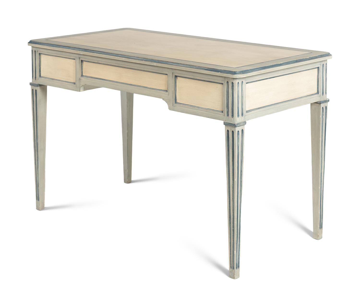 A Louis XVI Style Painted Dressing Table
