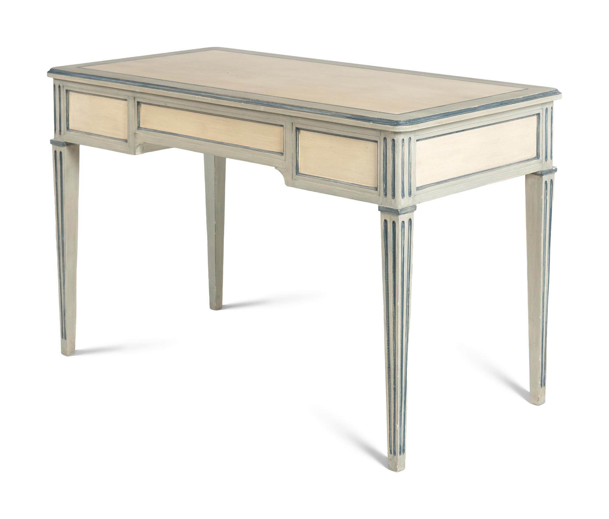 A Louis XVI Style Painted Dressing Table