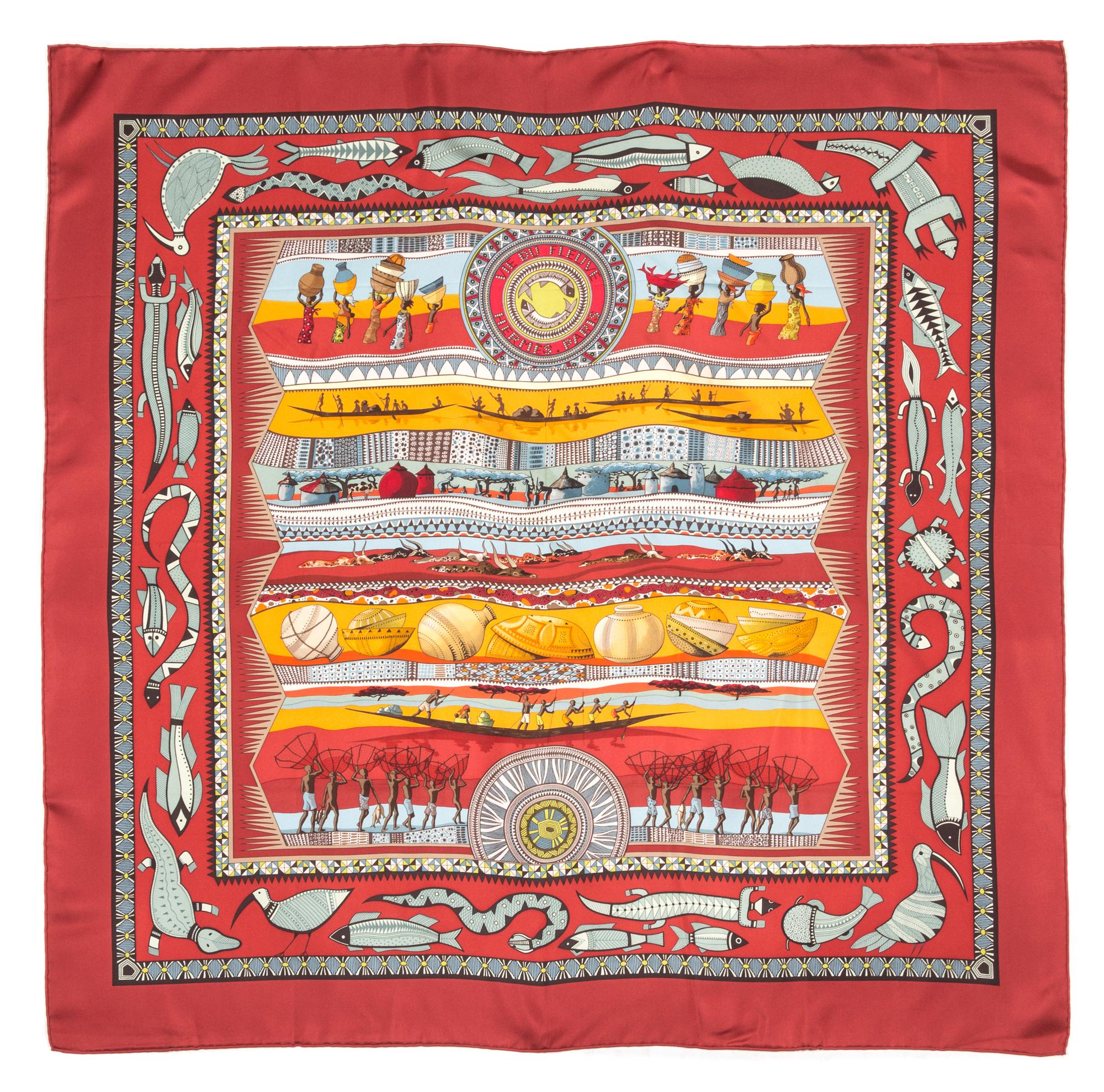 An Hermes 90cm Silk Scarf, 36" x 36"