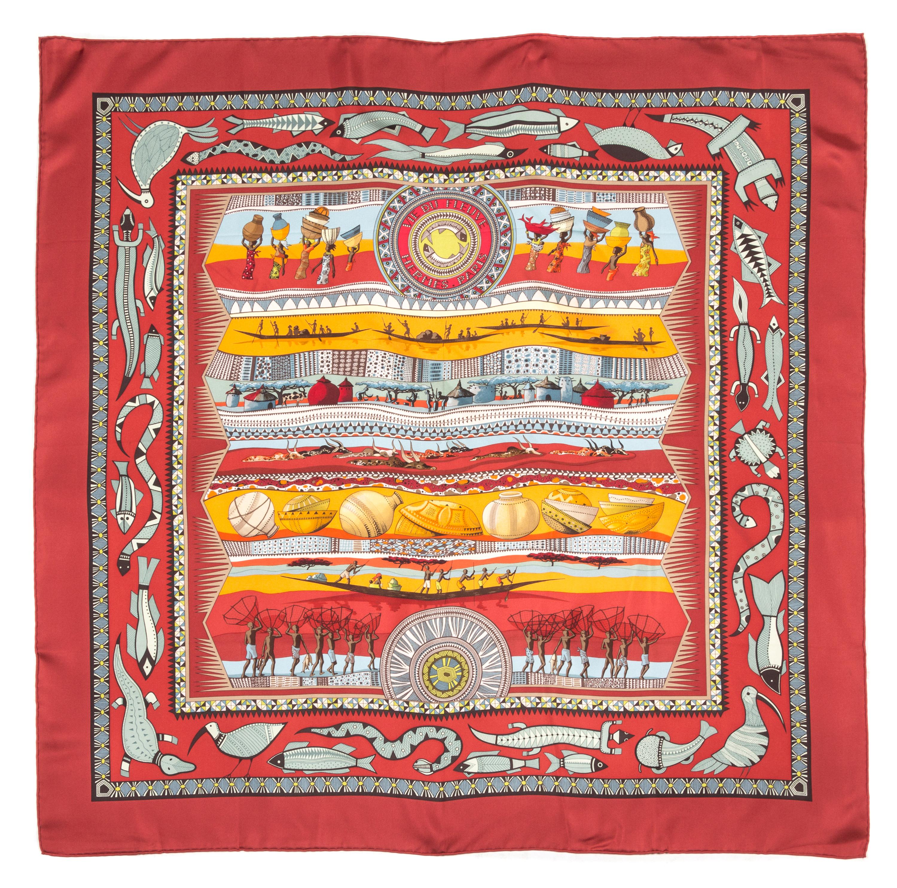 An Hermes 90cm Silk Scarf, 36" x 36"
