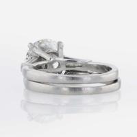 A Platinum and Diamond Ring 3.23 Carat Round Brilliant Diamond, GIA Certified