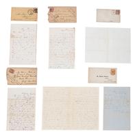 [CIVIL WAR]. Letter archive associated with naval engineer Hiram Parker, Jr. (1841-1918).