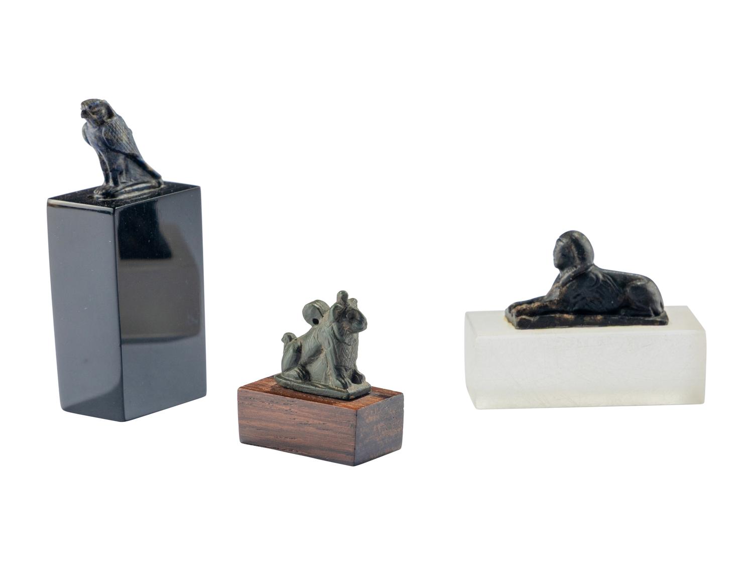 Three Egyptian Stone Amulets