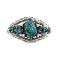 Sterling Silver and Turquoise Cuff Bracelet