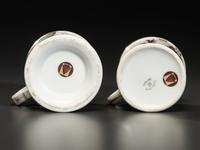 Two Machinists' Porcelain Occupational Shaving Mugs