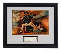 A Group of Four Baseball Artworks Formerly Displayed at Mike Ditka’s Restaurant