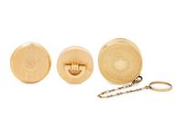 Two Cartier Gold Pill Boxes and Another Gold Pill Box